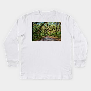 Cumberland Island National Seashore Kids Long Sleeve T-Shirt